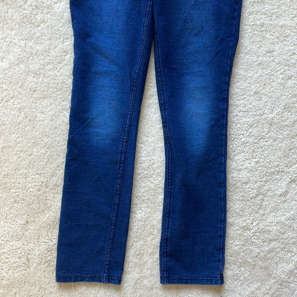 JUMPING BEANS UEC Girls Size 7 Blue Jean leggings Stretchy pull-on - Picture 6 of 9